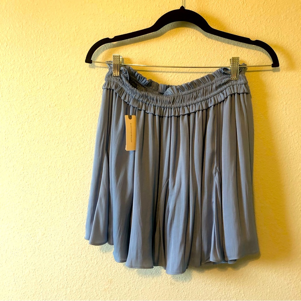 Anthropologie Light Blue Skirt